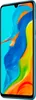 A smartphone with a colorful abstract wallpaper displayed on the screen. Produktbild-Vorschau