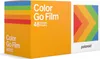 A product box for Polaroid Color Go Film, showing the packaging and a sample image. Produktbild-Vorschau