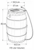 YERD Regenfass: Regentonne Wassertank Regenwassertank Produktbild-Vorschau 16