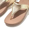 FitFlop Lulu leather toepost  Teenslippers - goudkleur - Productafbeelding-voorbeeld 11