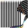 Regenboogkleurige waxkrijtjes, 7 kleuren, 24 stuks, hout, Productafbeelding-voorbeeld 3
