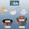 Vilde | Set de vaisselle de camping en aluminium 10 pièces Voir les images du produit 5