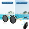 1–9 Gänge verstellbare Tönung Sonnenbrille Retro runde Produktbild-Vorschau 3