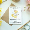 Mr. & Mrs. Panda Grußkarte Apothekerin Leidenschaft - Weiß Produktbild-Vorschau 2