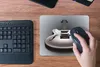 MuchoWow® Mauspad Mousepad Eine dunkelrote E-Gitarre 23x19 Produktbild-Vorschau 4