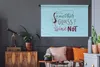 MuchoWow® Wandteppich Wandbehang Zitat "Noch ein Glas? Wein Produktbild-Vorschau 5