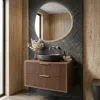 Mobiletto Da Bagno Sotto Il Lavabo Rea Mono 80Cm Marrone Anteprima dell’immagine prodotto 7
