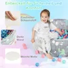 COSTWAY Bällebad für Baby mit 200 Bällen, Bällepool 86x30cm Produktbild-Vorschau 6