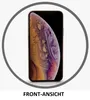 A smartphone with a colorful wallpaper displayed on its screen, enclosed within a circular frame. Produktbild-Vorschau