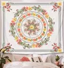 Tapestry Wall Hanging Bohemian, Zodight Mandala Floral Produktbild-Vorschau 7