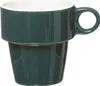 Zestaw 6 kolorowych filiżanek do cappuccino + metalowy Podgląd zdjęcia produktu 2