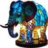 Elefant Lampe, Elefantlampe Mosaik, Nachttischlampe, USB Produktbild-Vorschau 5