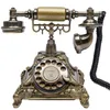 A vintage rotary dial telephone on a white background. Náhľad obrázku produktu