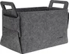 25L Filz Aufbewahrungskorb 37x24x37 cm Holz Kaminholzkorb Produktbild-Vorschau 1