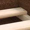 Close-up view of wooden slats of a bed frame. Produktbild-Vorschau