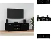 vidaXL TV-Schrank Schwarz 120x40,5x35 cm Holzwerkstoff -  Produktbild-Vorschau 1