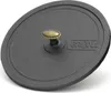 Ø26cm Gusseisen Grillpfanne Holzgriff Pressdeckel Produktbild-Vorschau 9