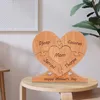 Personalizované dřevěné puzzle se jmény, personalizovaný Náhled obrázku produktu 3