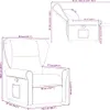 vidaXL Relaxsessel Dunkelbraun Stoff Produktbild-Vorschau 8