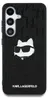 A black phone case with a Karl Lagerfeld Choupette Head design. Produktbild-Vorschau