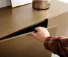 DELIFE Sideboard Aira 200 cm Metallic Gold 4 Türen Produktbild-Vorschau 4