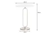 riess-ambiente Runder Beistelltisch ELEGANCE 60cm weiß gold Produktbild-Vorschau 9
