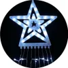 A close-up shot of a white LED star decoration against a black background. Náhľad obrázku produktu