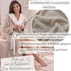 CalmyLIFE Bademantel Damen flauschig Morgenmantel - mit Produktbild-Vorschau 2