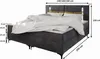 Masseno Boxspringbett ALBA 140x200 cm Komplett-Set mit Produktbild-Vorschau 7