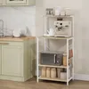 A kitchen shelf unit with various kitchen appliances and items. Náhľad obrázku produktu