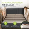 Juskys Polsterbett Savona 140x200 cm - Bett mit Stauraum, Produktbild-Vorschau 3