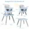 COSTWAY 6-in-1 Babyhochstuhl, Kinderhochstuhl mit Produktbild-Vorschau 7