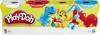 Play-Doh 4er Pack Grundfarben blau, gelb, rot, weiß Produktbild-Vorschau 1