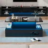 STILVORA Couchtisch mit LED-Beleuchtung und 4 Schubladen, Produktbild-Vorschau 2