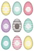 HERMA Oster Sticker TREND "Eierset bunt" 3 Blatt à 9 Produktbild-Vorschau 5