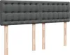 vidaXL Boxspring posteľ s matracom Tmavo šedá 160x200 cm Náhľad obrázku produktu 7