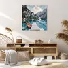 Bild auf Leinwand - Leinwandbild - Einteilig - Boote Berge Produktbild-Vorschau 7