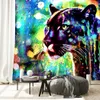Vlies fototapete Schwarzer Panther Abstraktion 150x105 cm Produktbild-Vorschau 2