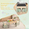 COSTWAY Set di sedute per bambini in legno a 3 pezzi, Anteprima dell’immagine prodotto 6