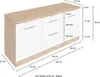 Held Möbel Auszugunterschrank Florenz BxTxH 180 x 60 x 82 Produktbild-Vorschau 7