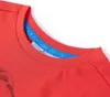 Kinder T-Shirt Rot Gr. 128 mit Dinosaurier-Aufdruck, Produktbild-Vorschau 3