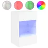 Pensile TV con luci LED bianco 40x30x60,5 cm Anteprima dell’immagine prodotto 1