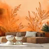 Vlies fototapete Pflanzen Abstrakt Orange 200x140 cm Feeby Produktbild-Vorschau 2