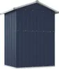 vidaXL Capanno per attrezzi antracite 126x97,5x177 cm Anteprima dell’immagine prodotto 5