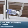 ZMH Rubinetto da cucina estraibile Rubinetto miscelatore da Anteprima dell’immagine prodotto 4
