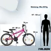 20 Zoll Fahrrad MTB mit Beleuchtung und SHIMANO 18-Gang Produktbild-Vorschau 2