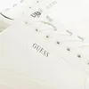 A close-up view of a white Guess sneaker. Produktbild-Vorschau