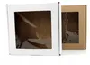 14x12x2 cm Box mit Fenster quadratisch - Eco braun - 5er Produktbild-Vorschau 2