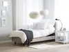 BELIANI Łóżko beżowe tapicerowane 80 x 200 cm jednoosobowe Podgląd zdjęcia produktu 2