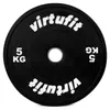 VirtuFit 100 kg Bumper Plate Set Gummischeiben Schwarz Produktbild-Vorschau 2